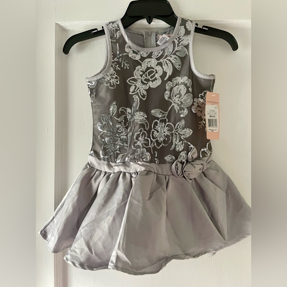 Brand new with tags- Nanette lapore silver dress